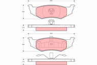 TRW Brake Pads GDB1234 - Brake Pads