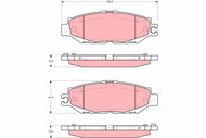 TRW Brake Pads GDB1240 - Brake Pads