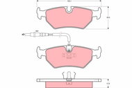 TRW Brake Pads GDB1258 - Brake Pads