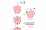 TRW Brake Pads GDB1329 - Brake Pads