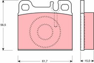 TRW Brake Pads GDB1331 - Brake Pads