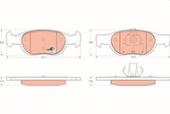 TRW Brake Pads GDB1339 - Brake Pads