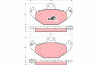 TRW Brake Pads GDB1353 - Brake Pads
