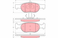 TRW Brake Pads GDB1382 - Brake Pads