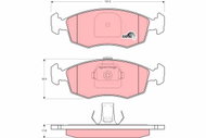 TRW Brake Pads GDB1383 - Brake Pads