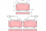 TRW Brake Pads GDB1392 - Brake Pads