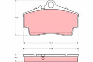 TRW Brake Pads GDB1395 - Brake Pads