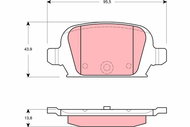 TRW Brake Pads GDB1412 - Brake Pads