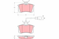 TRW Brake Pads GDB1417 - Brake Pads