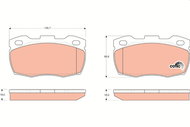 TRW Brake Pads GDB1452 - Brake Pads