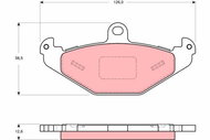 TRW Brake Pads GDB1494 - Brake Pads