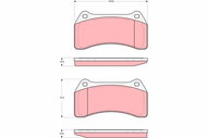 TRW Brake Pads GDB1512 - Brake Pads