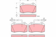 TRW Brake Pads GDB1519 - Brake Pads