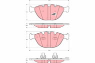 TRW Brake Pads GDB1529 - Brake Pads