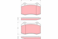TRW Brake Pads GDB1537 - Brake Pads