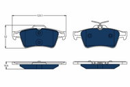 TRW Brake Pads GDB1621BTE - Brake Pads