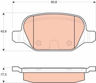 TRW Brake Pads GDB1646 - Brake Pads