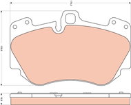 TRW Brake Pads GDB1660 - Brake Pads