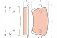TRW Brake Pads GDB1661 - Brake Pads