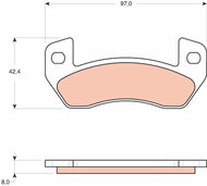 TRW Brake Pads GDB1680 - Brake Pads