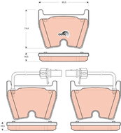 TRW Brake Pads GDB1688 - Brake Pads