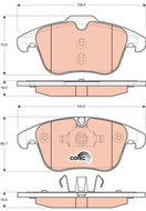TRW Brake Pads GDB1705 - Brake Pads