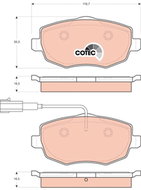 TRW Brake Pads GDB1706 - Brake Pads