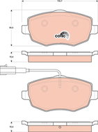 TRW Brake Pads GDB1707 - Brake Pads