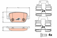 TRW Brake Pads GDB1709 - Brake Pads