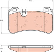 TRW Brake Pads GDB1711 - Brake Pads