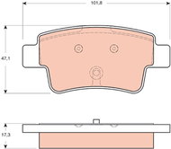 TRW Brake Pads GDB1714 - Brake Pads