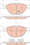 TRW Brake Pads GDB1728 - Brake Pads