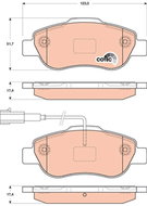 TRW Brake Pads GDB1746 - Brake Pads