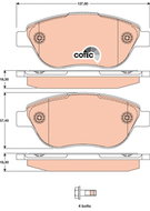 TRW Brake Pads GDB1750 - Brake Pads