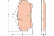 TRW Brake Pads GDB1757 - Brake Pads