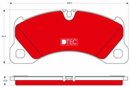 TRW Brake Pads GDB1774DTE - Brake Pads