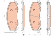 TRW Brake Pads GDB1781 - Brake Pads