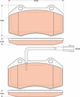 TRW Brake Pads GDB1812 - Brake Pads