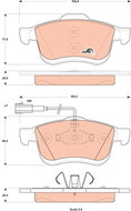 TRW Brake Pads GDB1865 - Brake Pads
