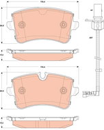 TRW Brake Pads GDB1866 - Brake Pads