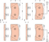 TRW Brake Pads GDB1888 - Brake Pads