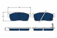 TRW Brake Pads GDB1940BTE - Brake Pads
