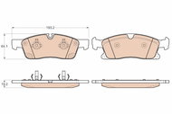 TRW Brake Pads GDB1955 - Brake Pads