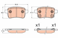TRW Brake Pads GDB2032 - Brake Pads