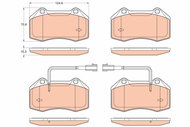 TRW Brake Pads GDB2045 - Brake Pads