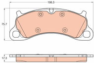 TRW Brake Pads GDB2057 - Brake Pads
