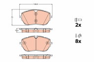 TRW Brake Pads GDB2121 - Brake Pads