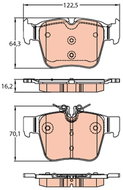 TRW Brake Pads GDB2154 - Brake Pads
