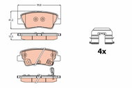 TRW Brake Pads GDB2173 - Brake Pads