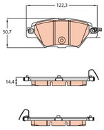 TRW Brake Pads GDB2199 - Brake Pads